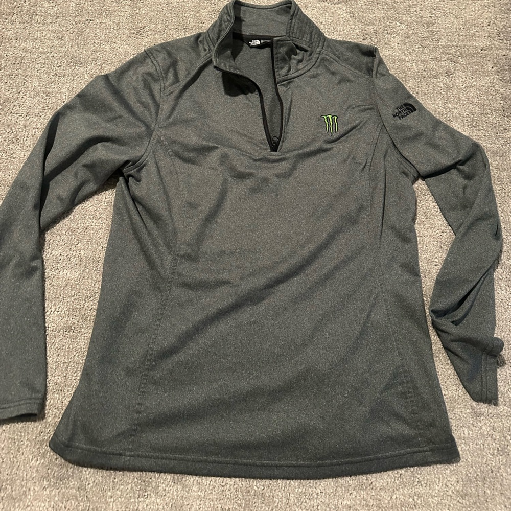 The North Face Gray Long Sleeve Top